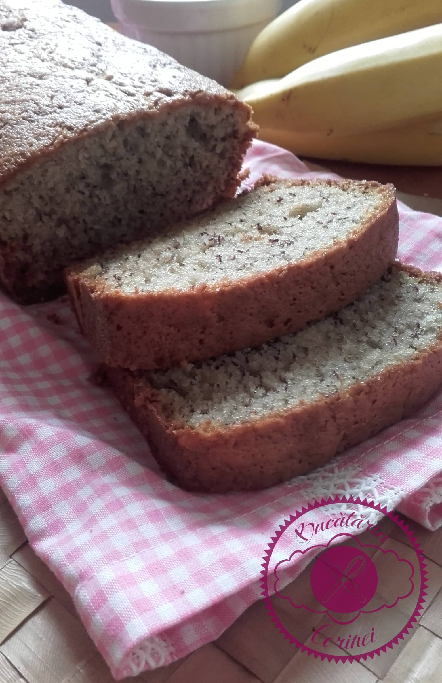 Chec cu banane (Banana bread)