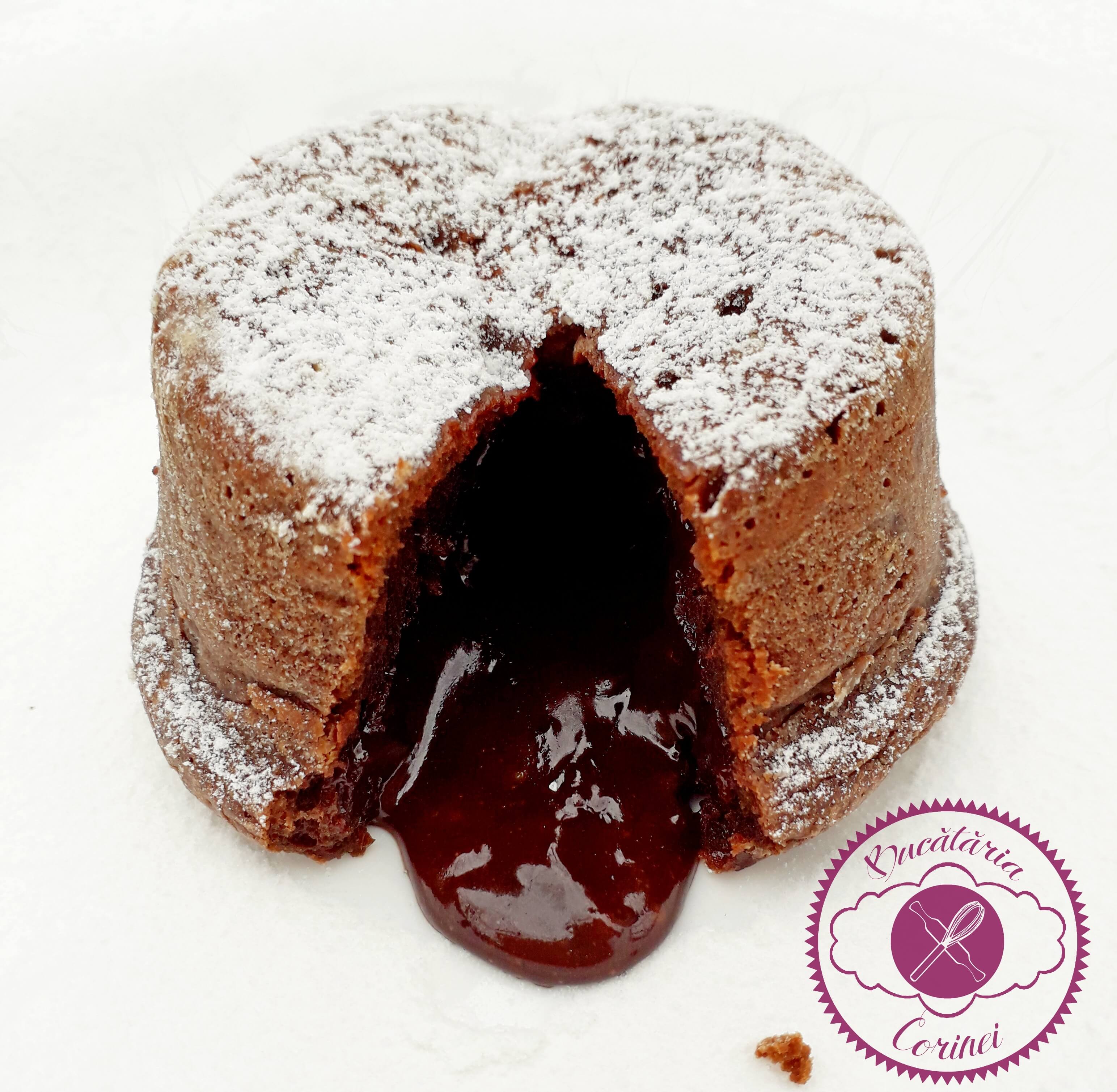 Lava cake – prajitura vulcan de ciocolata