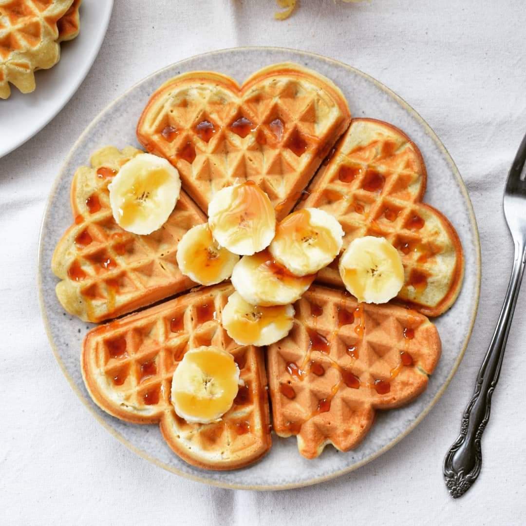 Gofre (waffles) cu banane
