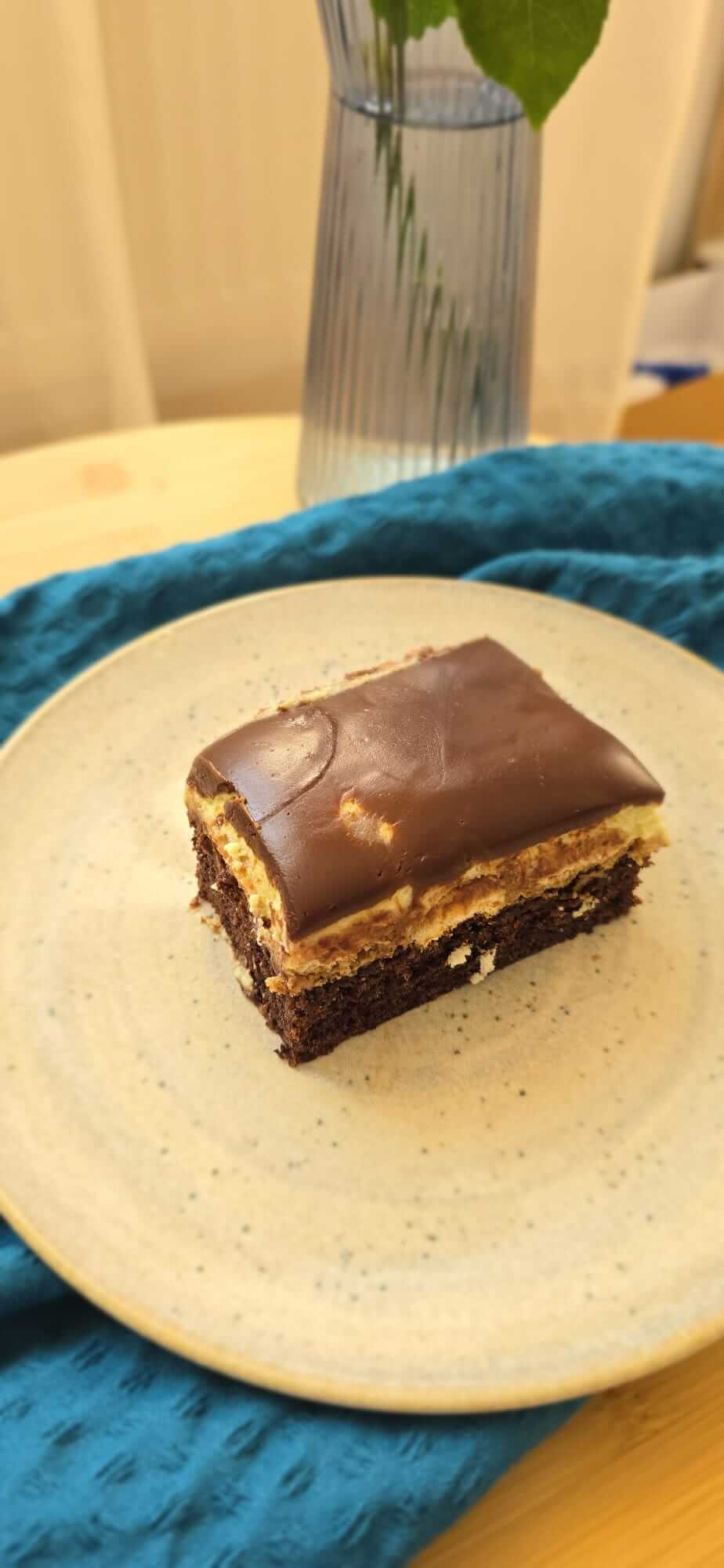 Tiramisu brownie cu fistic